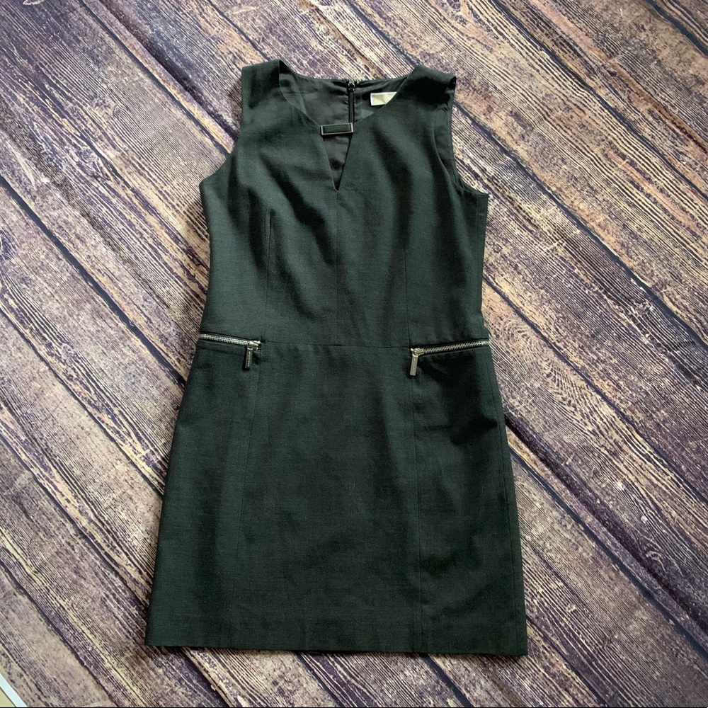 Michael Kors Sz 6 Gray Keyhole Professional Dress